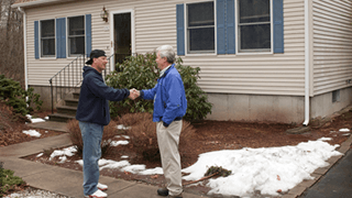 Tom Morgan with Homeowner | Sound Home Inspection, LLC