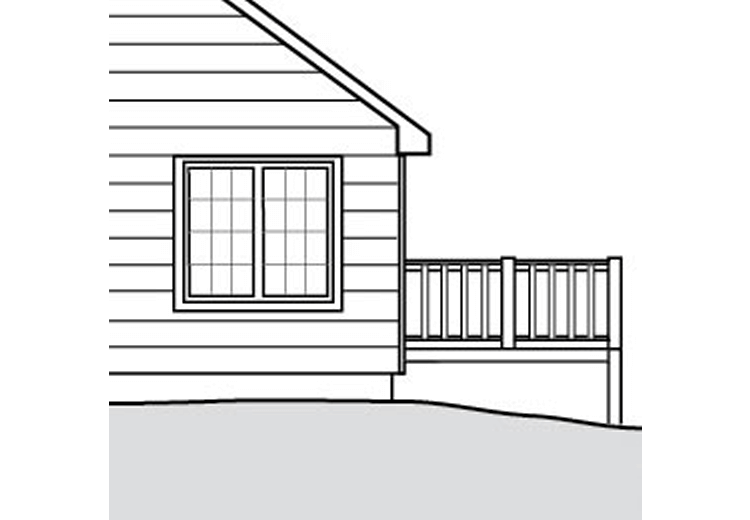 Deck Handrail System (sketch)Deck Flashing (sketch)Deck Attachments (sketch) | Sound Home Inspection | CT & RI