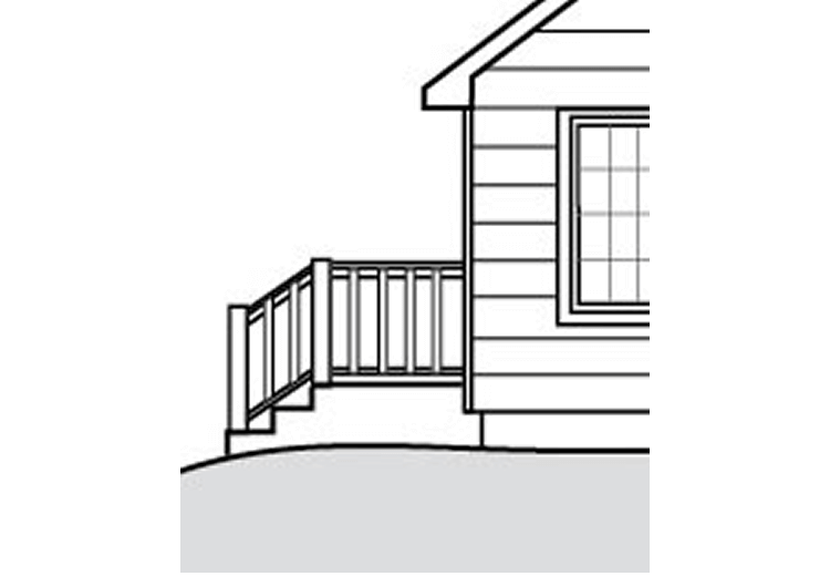 Exterior Handrails (sketch) | Sound Home Inspection | CT & RI