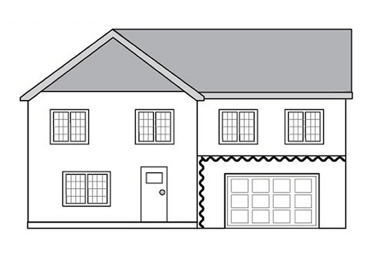 Garage Structure (sketch) | Sound Home Inspection | CT & RI